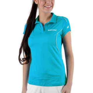 Babolat Polo tenisowe Match Core #14 turkus Damen